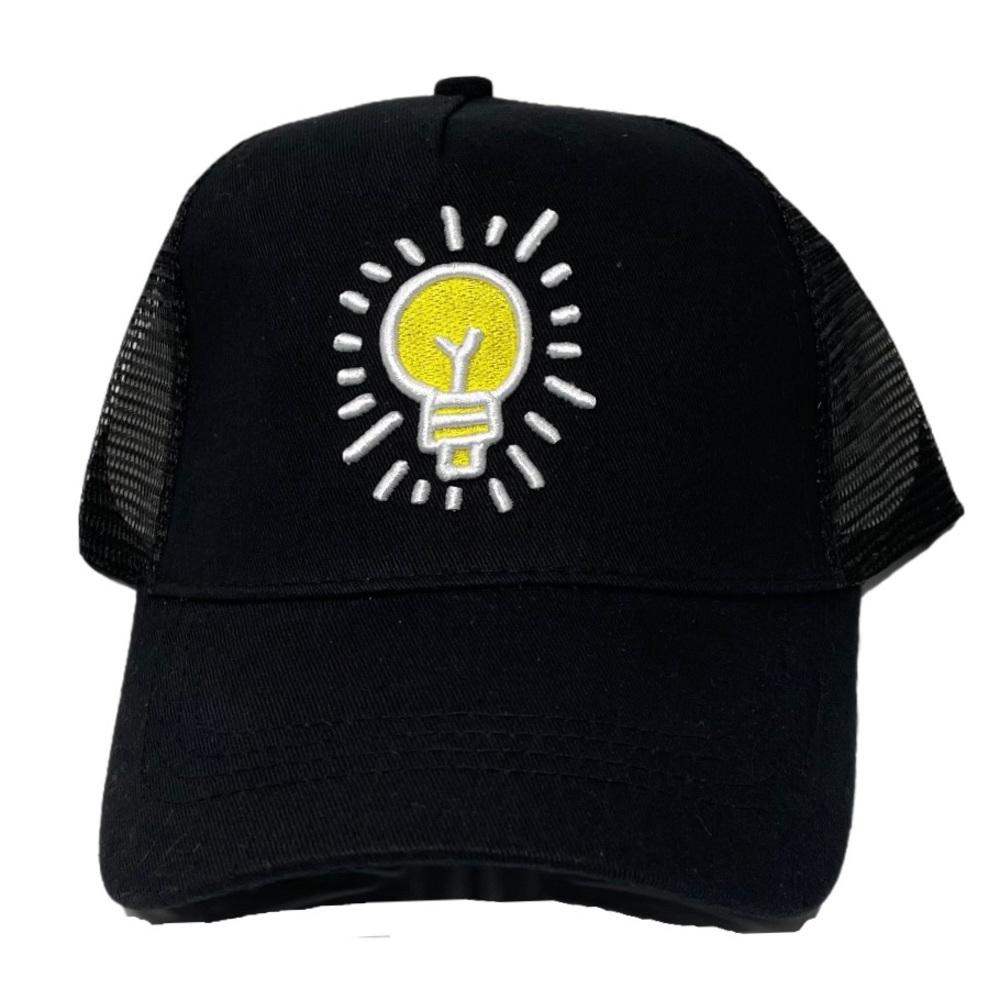 Keith Haring Embroidered Snap Back Trucker Hat